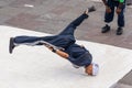 New Orleans, LA/USA - circa March 2009: Young male dancers perform a street dance at Jackson Square, French Quarter, New Orleans,