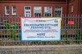 New Orleans, LA, USA - 3/19/2020: Citywide Feeding Site at Plessy School in the French Quarter for Coronavirus Pandemic