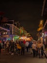 New Orleans, LA, USA. December 2019. Neon lights in the French Quarter in New Orleans, USA. Tourism provides a much needed source