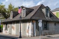 New Orleans, LA/USA - 3/19/2020: Empty Lafitte`s Blacksmith Shop in the French Quarter During Corona Virus Pandemic and Social Dis