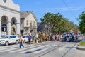 Jazz Funeral Parade in New Orleans Royalty Free Stock Photo