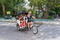 Cajun Queen Tours by Trike Taxi in the French Quarter of New Orleans Royalty Free Stock Photo