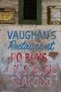 NEW ORLEANS,LA/USA -03-19-2014: World famous Vaughan`s restauran