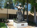 Mahalia Jackson Sculpture At New Orleans Louis Arm