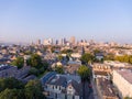 The New Orleans, Louisiana skyline at sunrise Royalty Free Stock Photo