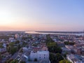 The New Orleans, Louisiana skyline at sunrise Royalty Free Stock Photo