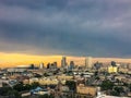 New Orleans, Louisiana skyline at sunset Royalty Free Stock Photo