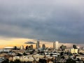 New Orleans, Louisiana skyline at sunset Royalty Free Stock Photo