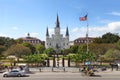 New Orleans, Louisiana, St. Louis Cathedral, u.s.a, america, church, day, bright, visit, tour, editorial, tower, people Royalty Free Stock Photo