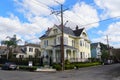 New Orleans, Louisiana, U.S.A - February 4, 2020 - Beautiful mansion on the street by The Garden District Royalty Free Stock Photo