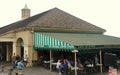 New Orleans, Louisiana, U.S.A - February 7, 2020 - Cafe Du Monde, the original coffee stand on Decatur Street