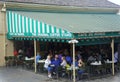 New Orleans, Louisiana, U.S.A - February 4, 2020 - Cafe Du Monde, the original coffee stand near French Quarter Royalty Free Stock Photo