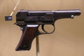 New Orleans, Louisiana, U.S.A - February 5, 2020 - Close up of the Japanese Type 94 8mm pistol