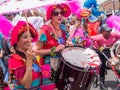 Baby Dolls Marching Club on Super Sunday in Central City