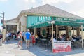 Cafe Du Monde in the French Quarter reopened in phase 2 of the corona virus pandemic