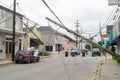 Collapsed Utility Pole from Hurricane Zeta