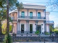 New Orleans, Louisiana, USA. December 2019. One of the most beautiful and expensive house in New Orleans designed and built for Royalty Free Stock Photo