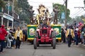 Mari Gras Zulu parade in New Orleans