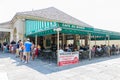 Cafe Du Monde in the French Quarter after Reopening Royalty Free Stock Photo