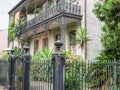 Historic Mansion in the Garden District of New Orleans Royalty Free Stock Photo