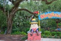 Humpty Dumpty Figure at Storyland Amusement Park