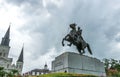 Monument to President Andrew Jackson in New Orleans, Louisiana, USA Royalty Free Stock Photo