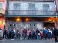 Facade of Preservation Hall in New orleans