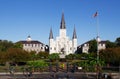 New Orleans Morning at St Louis Cathedral Royalty Free Stock Photo