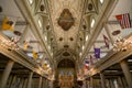 New Orleans Saint Louis Cathedral Interior Wide Royalty Free Stock Photo