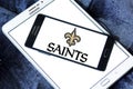 New Orleans Saints american football team logo Royalty Free Stock Photo