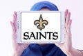 New Orleans Saints american football team logo Royalty Free Stock Photo