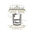 New Orleans Sazerac Royalty Free Stock Photo