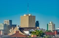 New Orleans skyline on a sunny winter day Royalty Free Stock Photo