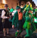 New Orleans St. Patrick`s Day Parade Royalty Free Stock Photo