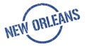 New Orleans stamp. New Orleans grunge round isolated sign.