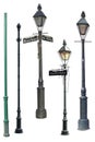 New Orleans Street Light Collection Royalty Free Stock Photo
