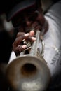 New Orleans - Street Musician Royalty Free Stock Photo