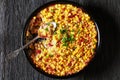 New Orleans Style Corn casserole in baking dish