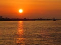 New Orleans Sunset Royalty Free Stock Photo