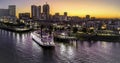 New Orleans sunset Royalty Free Stock Photo