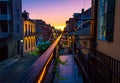 New Orleans sunset Royalty Free Stock Photo