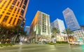 New Orleans sunset skyline. City buildings at dusk Royalty Free Stock Photo