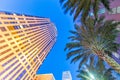 New Orleans sunset skyline. City buildings at dusk Royalty Free Stock Photo