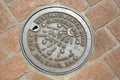 New Orleans Water Meter Cover Royalty Free Stock Photo