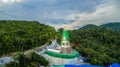 new pagoda on hilltop at Patong beach Royalty Free Stock Photo