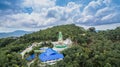 new pagoda on hilltop at Patong beach Royalty Free Stock Photo