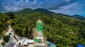 new pagoda on hilltop at Patong beach Royalty Free Stock Photo