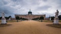 New Palace in Potsdam custodied by statues