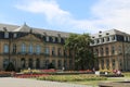The New Palace from the side of Oberer Schlossgarten, Stuttgart Royalty Free Stock Photo