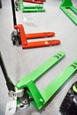 Pallet jacks Royalty Free Stock Photo